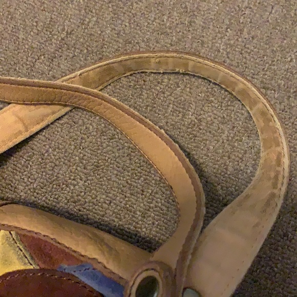 Lucky Brand Suede bag, Leather Handles - Picture 5 of 8